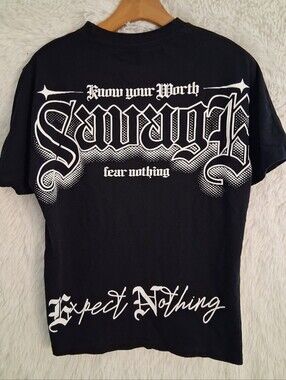 7 Souls Streetwear T Shirt Black Medium